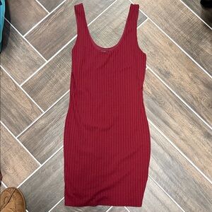 Fashion Nova Burgundy Mini Dress